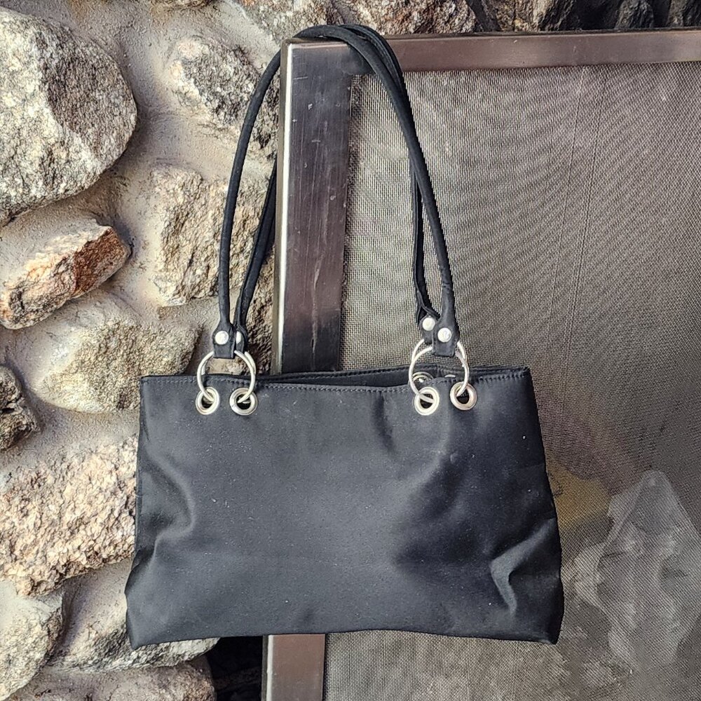 Amazon Black Nylon Shoulder Bag